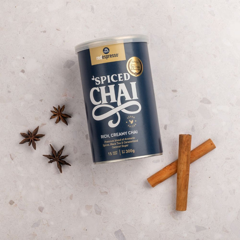 red espresso - Instant Spiced Chai Latte 300g Tin - 15 Servings