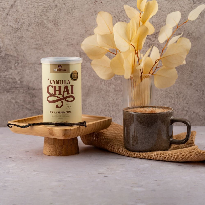 red espresso - Instant Vanilla Chai Latte 300g Tin - 15 Servings