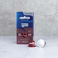 Lavazza Ricco Maxi Pack – 30 Aluminium Nespresso compatible coffee capsules