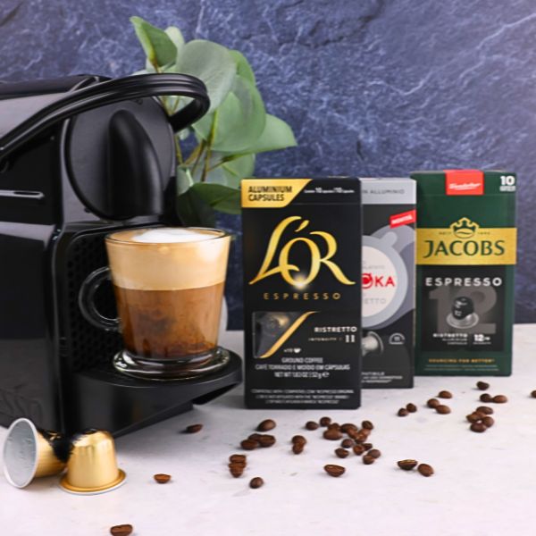 Premium Ristretto Coffee Selection - 30 Aluminium Nespresso compatible coffee capsules