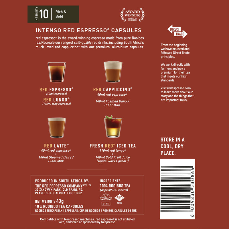red espresso Full Flavour Special - 50 Nespresso compatible capsules