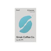 Smak Decaf - 12 Compostable Nespresso compatible coffee capsules