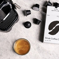 Smak Nero - 12 Compostable Nespresso compatible coffee capsules
