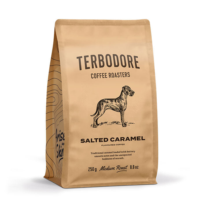 Terbodore Salted Caramel Coffee Beans - 250g