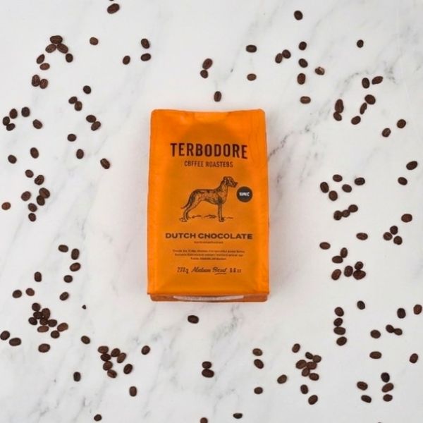 Terbodore Dutch Chocolate Coffee Beans - 250g
