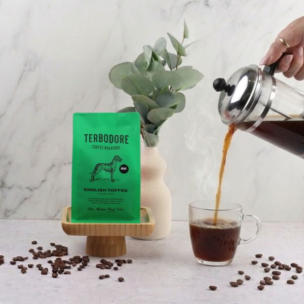 Terbodore English Toffee Coffee Beans - 250g