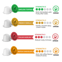 Terbodore Flavour Special - 40 Compostable Nespresso compatible coffee capsules