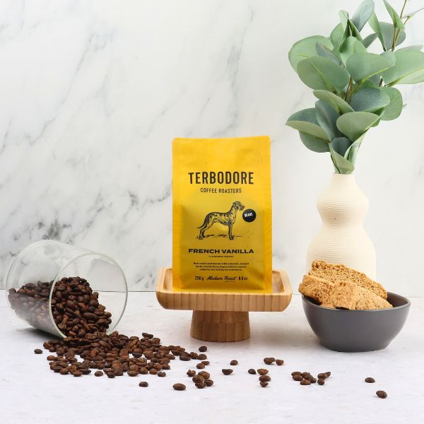 Terbodore French Vanilla Coffee Beans - 250g