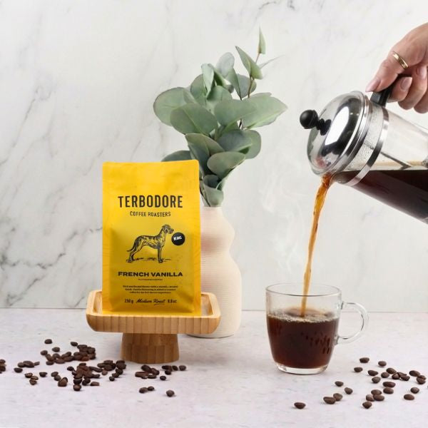 Terbodore French Vanilla Coffee Beans - 250g