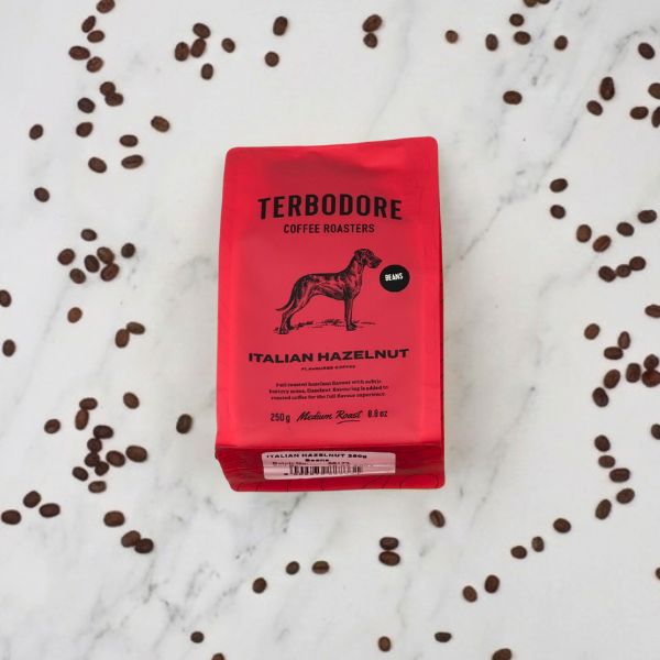 Terbodore Italian Hazelnut Coffee Beans - 250g