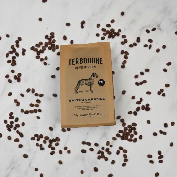 Terbodore Salted Caramel Coffee Beans - 250g