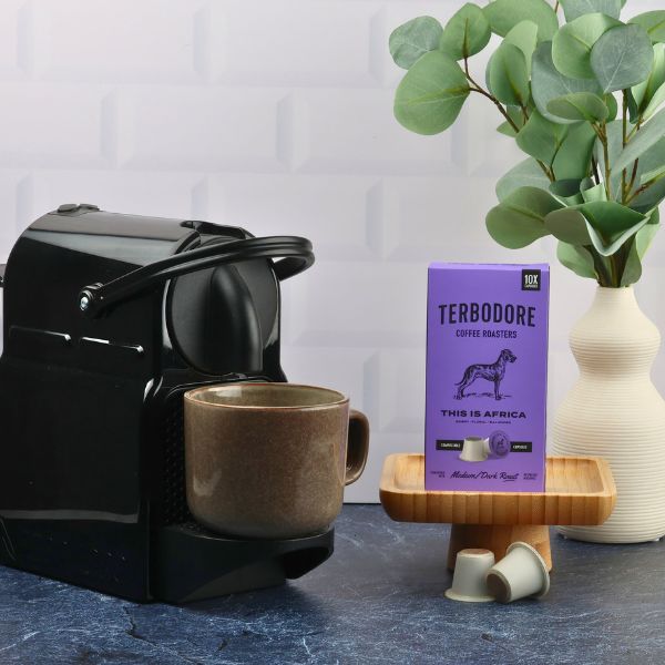 Terbodore This is Africa – 10 Compostable Nespresso compatible coffee capsules
