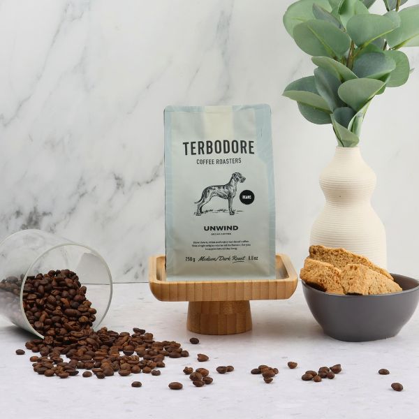 Terbodore Unwind Decaf Coffee Beans - 250g