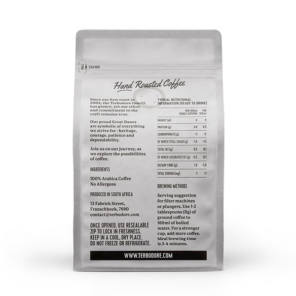 Terbodore Unwind Decaf Filter Coffee - 250g