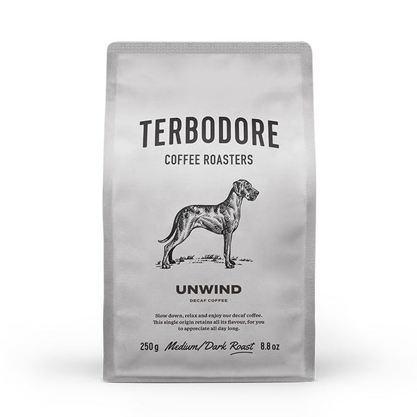 Terbodore Unwind Decaf Coffee Beans - 250g