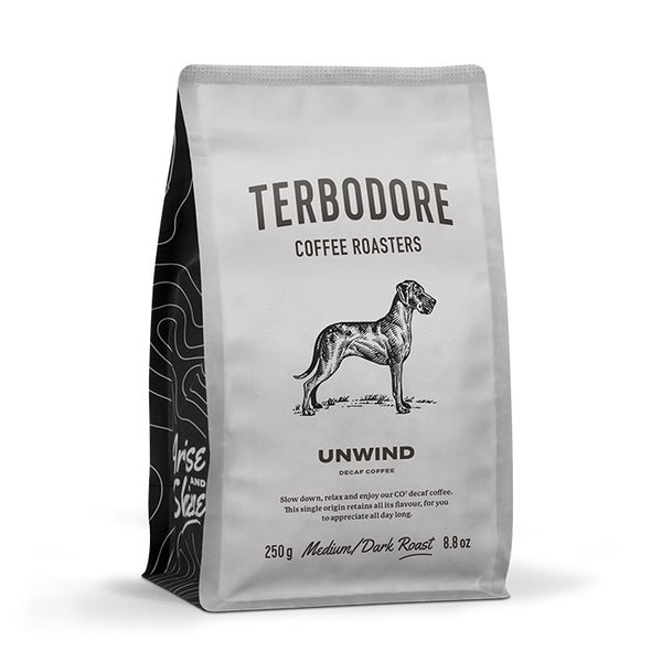 Terbodore Unwind Decaf Coffee Beans - 250g