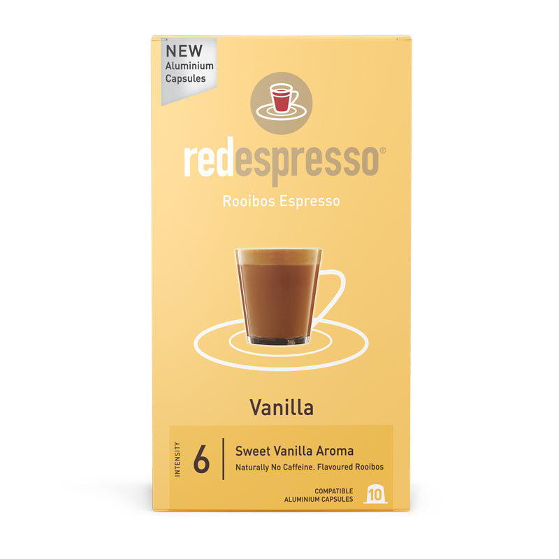 red espresso Vanilla Rooibos - 10 Nespresso compatible capsules