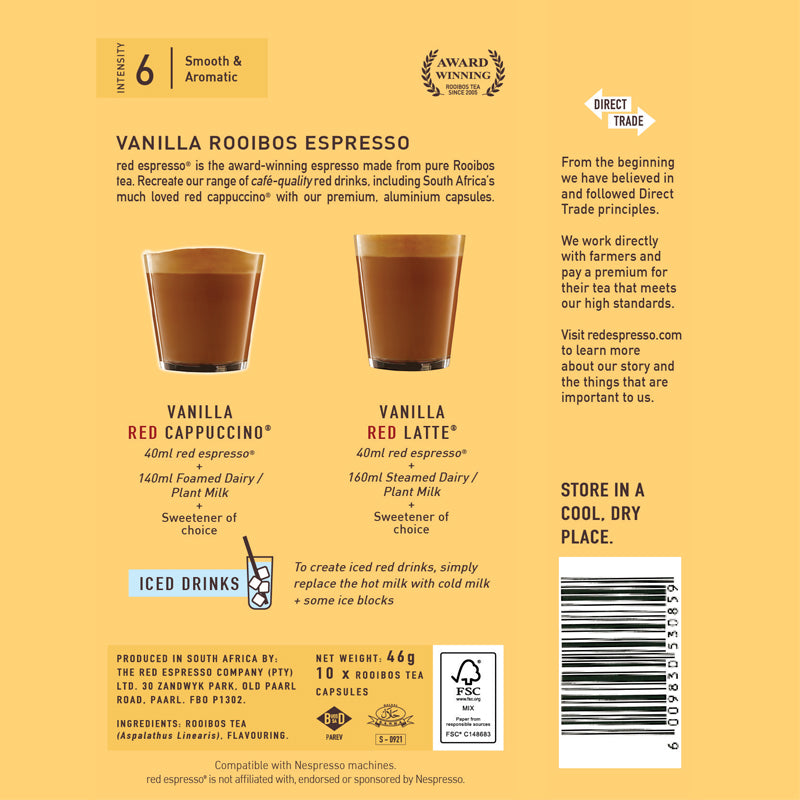 red espresso Full Flavour Special - 50 Nespresso compatible capsules