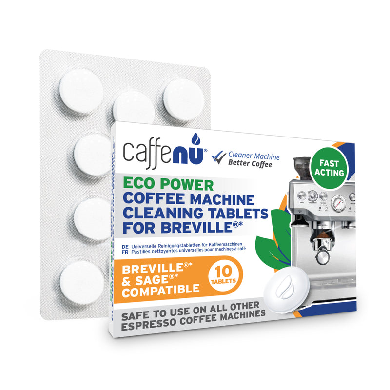 Caffenu Eco Power Coffee Cleaning Tablets for Breville Espresso machines