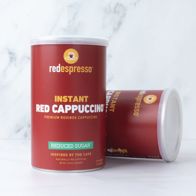 red espresso - Instant Rooibos Red Cappuccino Reduced Sugar 120g Tin