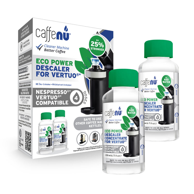 Caffenu Eco Descaler for Nespresso Vertuo - Value pack (4 Uses)
