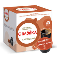 Gimoka Americano - 16 Nescafe Dolce Gusto compatible coffee capsules