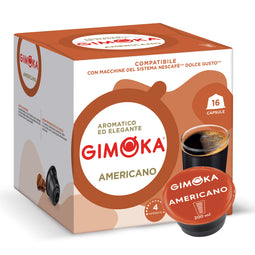 Gimoka Americano - 16 Nescafe Dolce Gusto compatible coffee capsules thumbnail