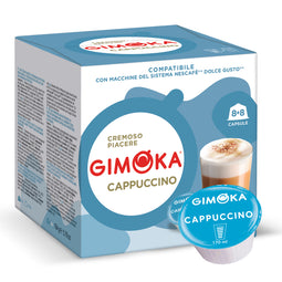 Gimoka Cappuccino - 16 Nescafe Dolce Gusto compatible coffee capsules thumbnail