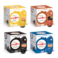 Gimoka Coffee Variety - 64 Nescafe Dolce Gusto compatible coffee capsules