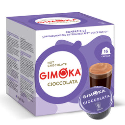 Gimoka Hot Chocolate - 16 Nescafe Dolce Gusto compatible coffee capsules thumbnail