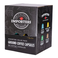 Importers Bulk Special Variety - 100 Nespresso compatible coffee capsules