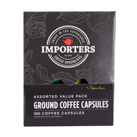 Importers Bulk Special Variety - 100 Nespresso compatible coffee capsules