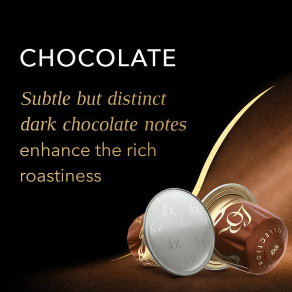 L'OR Flavours Collection Chocolate - 10 Aluminium Nespresso compatible coffee capsules