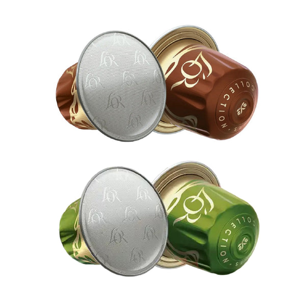 L'OR Flavours Collection Full Range - 40 Aluminium Nespresso compatible coffee capsules