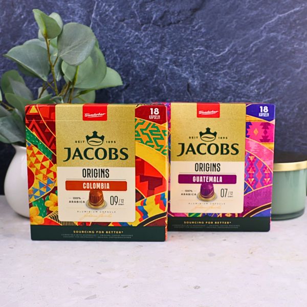 Jacobs Origins Mix - 36 Aluminium Nespresso compatible coffee capsules