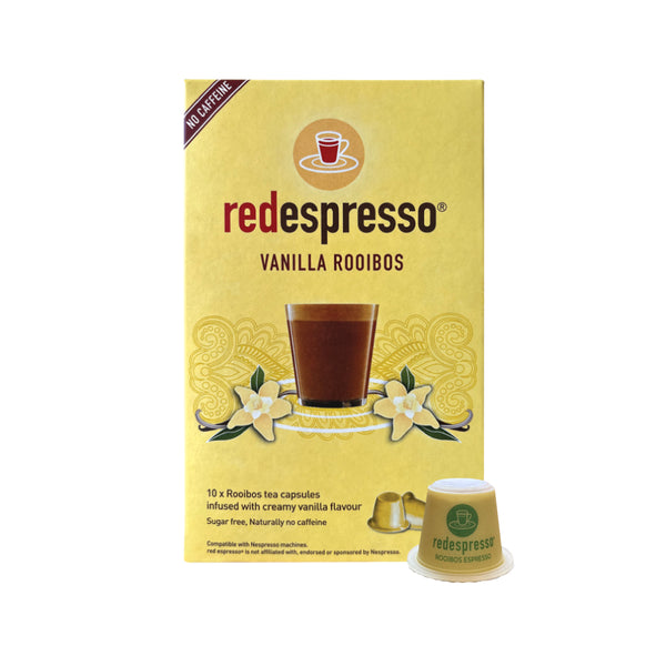 red espresso Vanilla Rooibos - 10 Nespresso compatible capsules