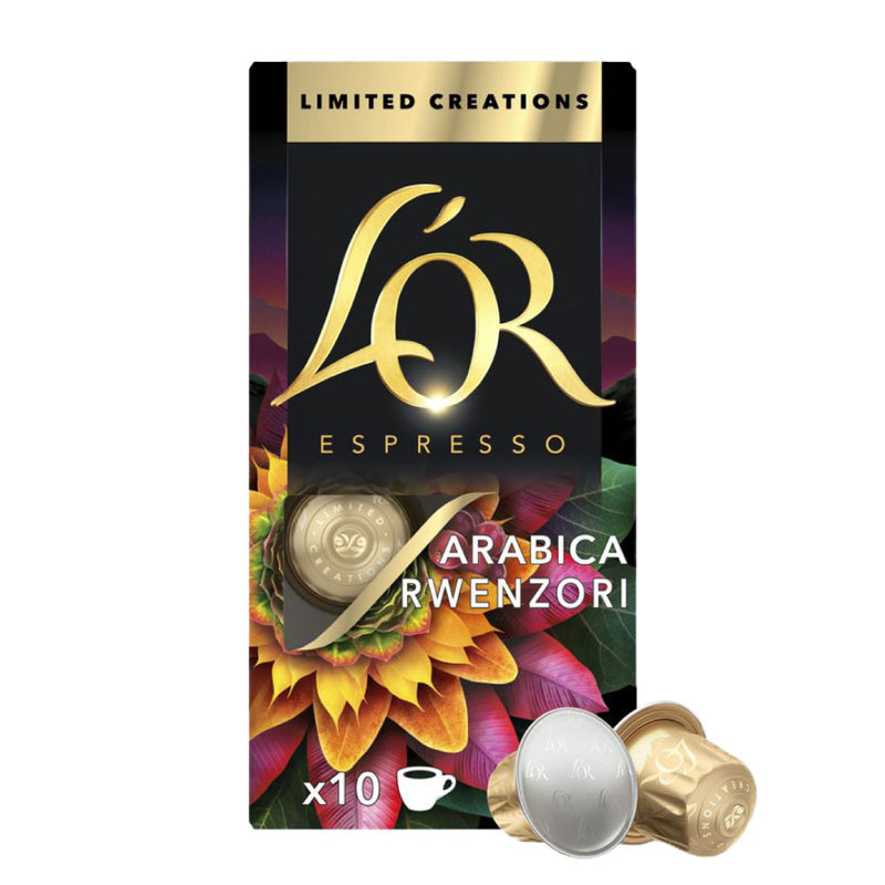 L'OR Limited Creations 10 Aluminium Nespresso compatible coffee