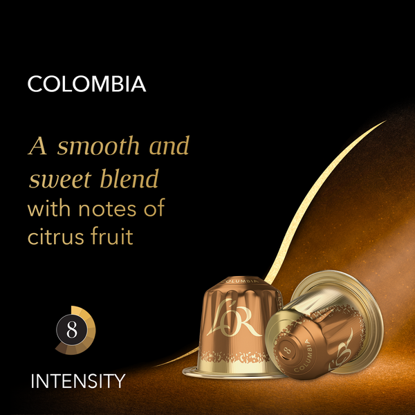 L'OR Colombia - 10 Aluminium Nespresso compatible coffee capsules