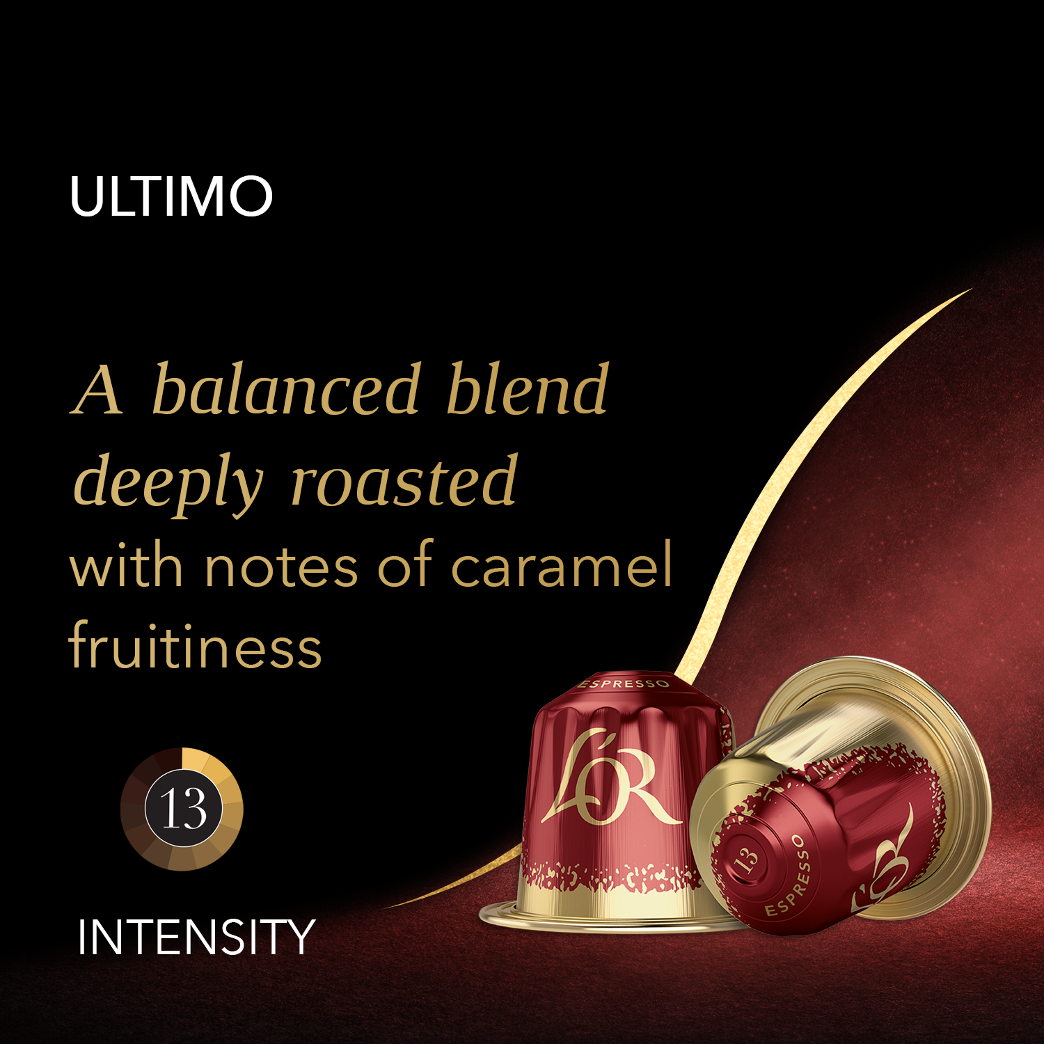 L'OR Ultimo 10 Aluminium Nespresso compatible coffee capsules