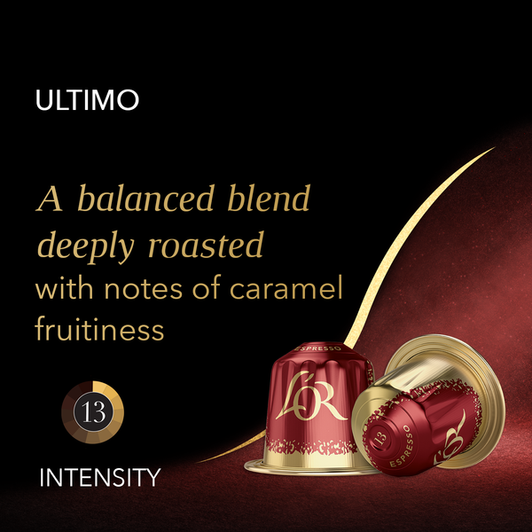 L'OR Ultimo - 10 Aluminium Nespresso compatible coffee capsules