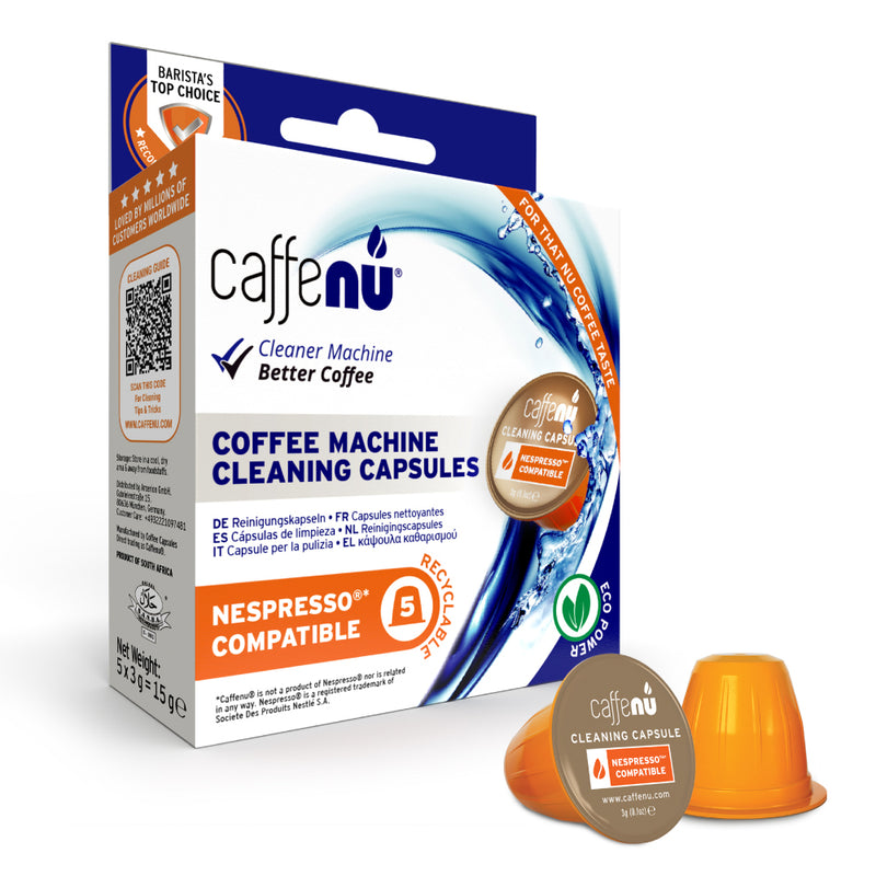 Caffenu Coffee Machine Cleaning Capsules - Nespresso compatible