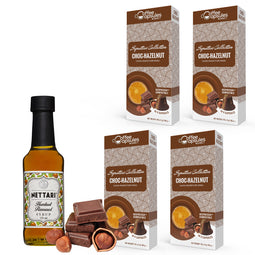 Choc Hazelnut Coffee & Syrup Bundle - 40 Nespresso compatible coffee capsules thumbnail
