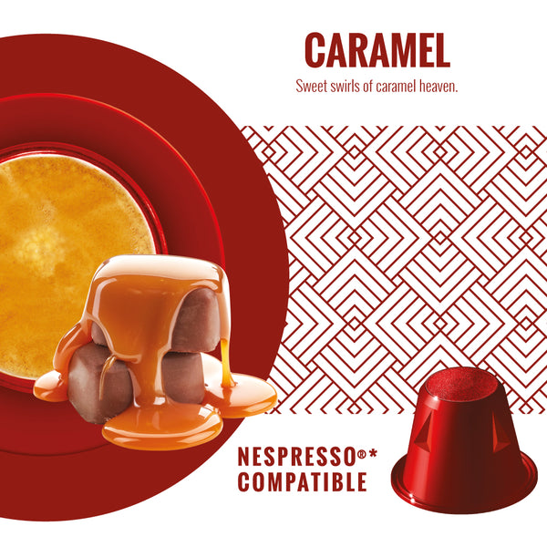 Caramel Coffee - 10 Nespresso compatible coffee capsules