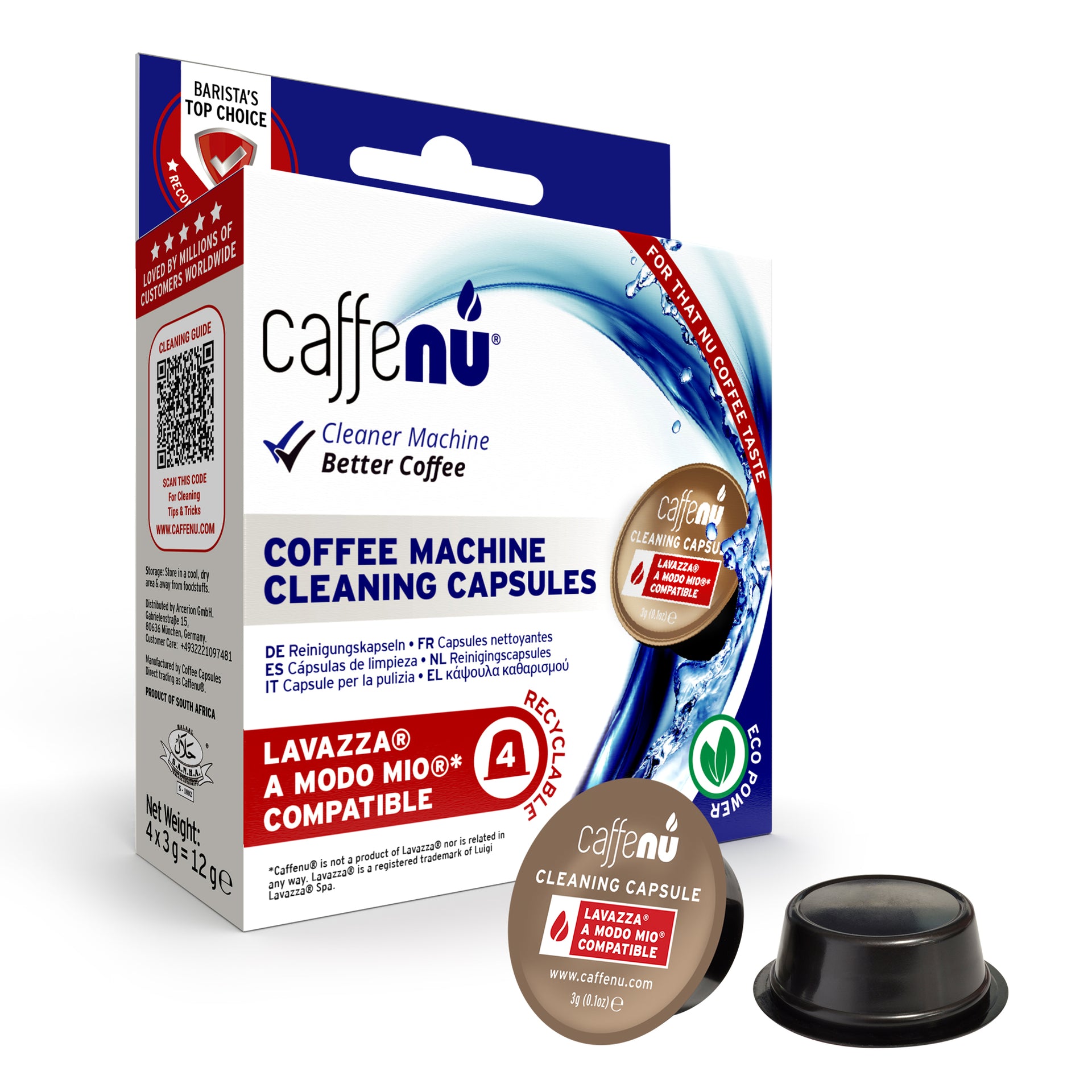 Caffenu Coffee Machine Cleaning Capsules - Lavazza A Modo Mio compatib –  Coffee Capsules Direct