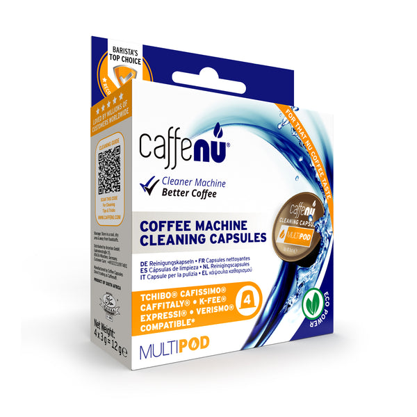 Caffenu Multipod Coffee Machine Cleaning Capsules - K-fee & Caffitaly compatible