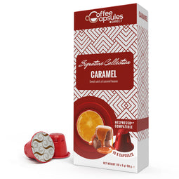 Caramel Coffee - 10 Nespresso compatible coffee capsules thumbnail