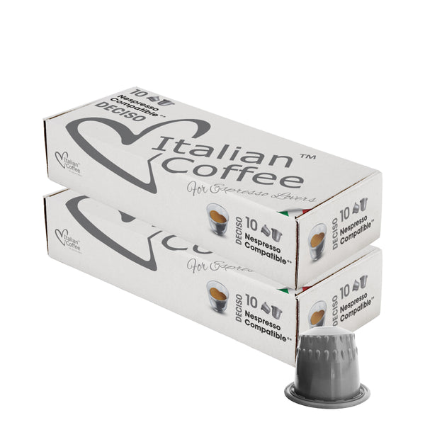 Italian Coffee Deciso – Nespresso compatible coffee capsules