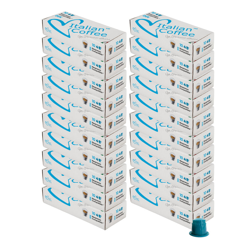 Italian Coffee Decaffe – Nespresso compatible coffee capsules