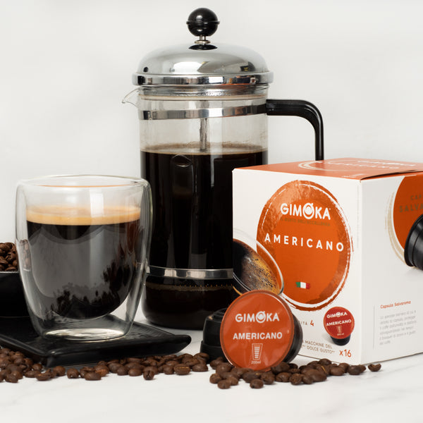 Gimoka Americano - 16 Nescafe Dolce Gusto compatible coffee capsules