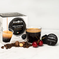 Gimoka Vellutato - 16 Nescafe Dolce Gusto compatible coffee capsules